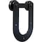 Ekena Millwork Economy Horseshoe Silent Roller Hanger w/ Bolts for Barn Door for 1 3/8" to 1 3/4" Doors, Black GB6008R2BL - alternate 5